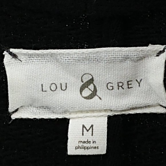 Lou & Grey Open Front Marled Black Knit Jacket - Picture 6 of 7